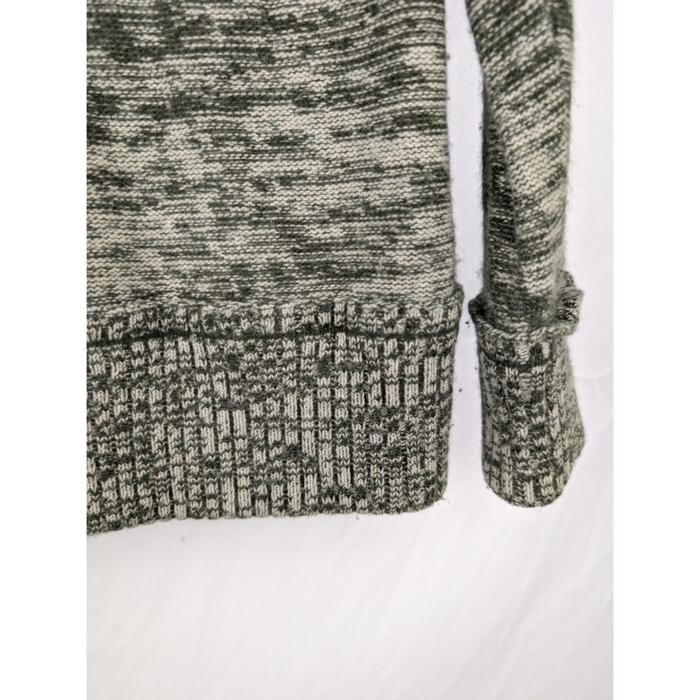 Cashmere Silk Angora Turtleneck Sweater Sz M Olive Cottagecore Minimalist Luxury - Picture 4 of 10